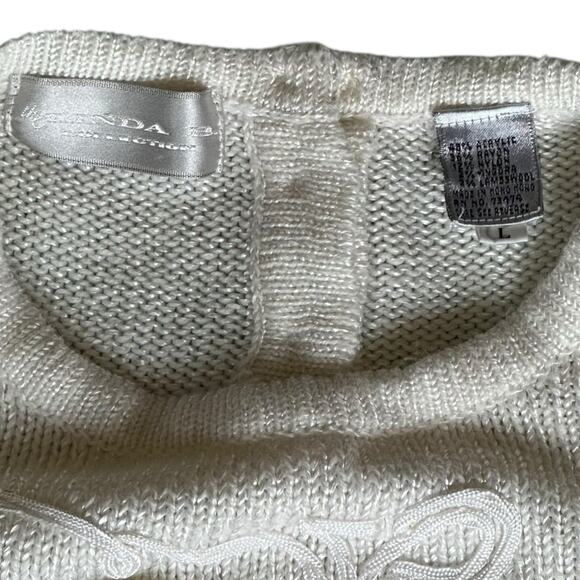 Vintage Sweater Womens Size Large Retro Glam Golden Girls Blanche Cottage Twee - Picture 4 of 8